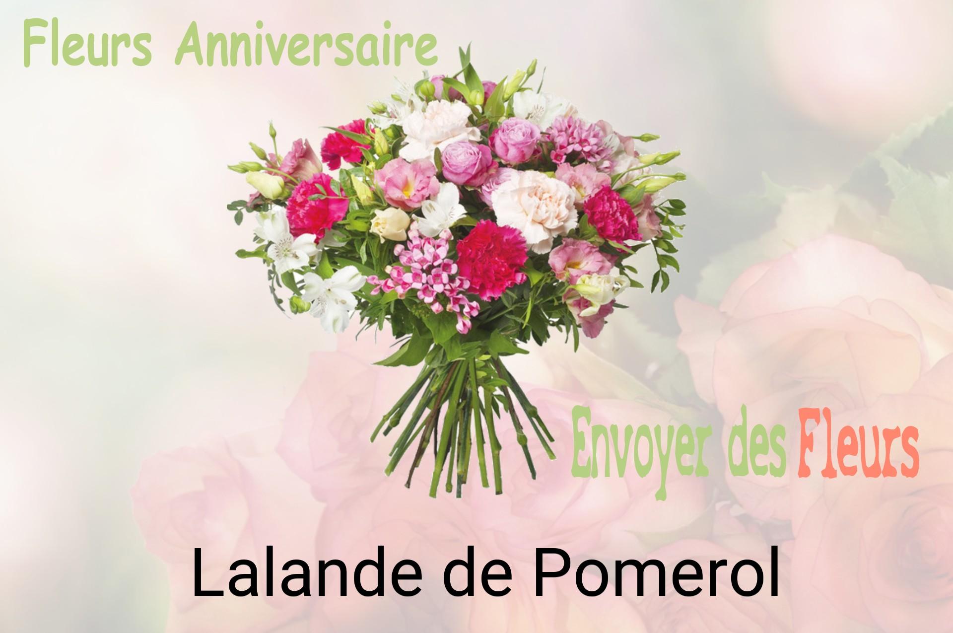 Bouquet de fleurs d’anniversaire livré à Lalande-de-Pomerol