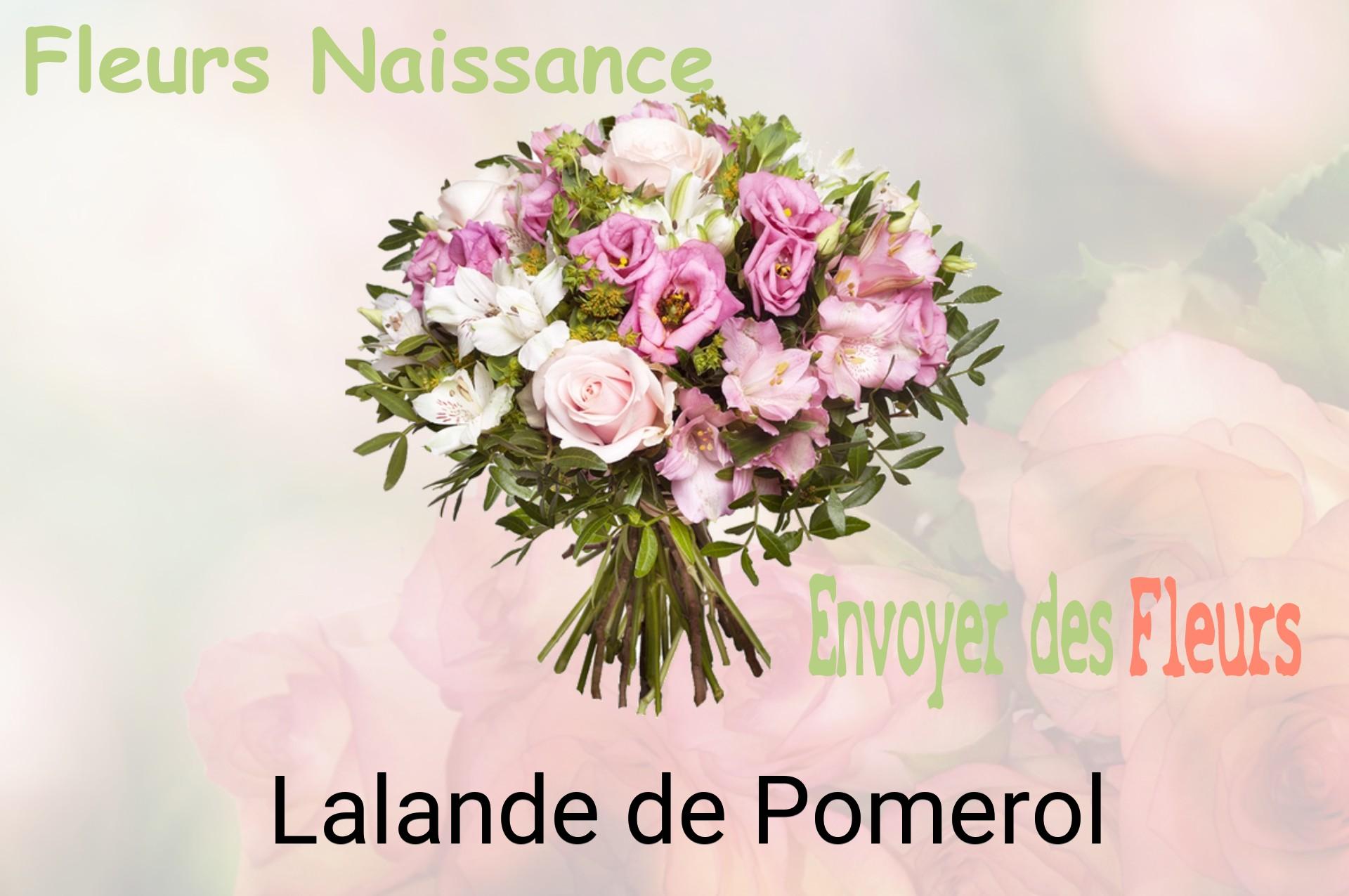Bouquet de fleurs de naissance livré à Lalande-de-Pomerol